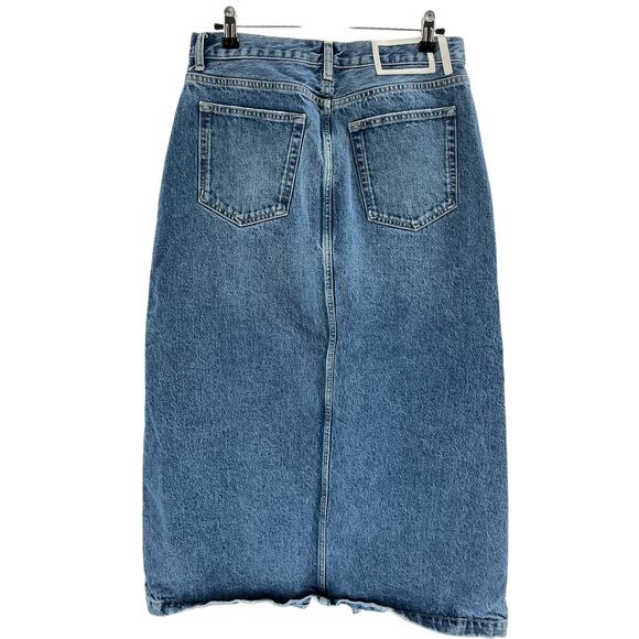 La Ligne 'The Kate' Blue Cotton Skirt Size 29 - Picture 3 of 4